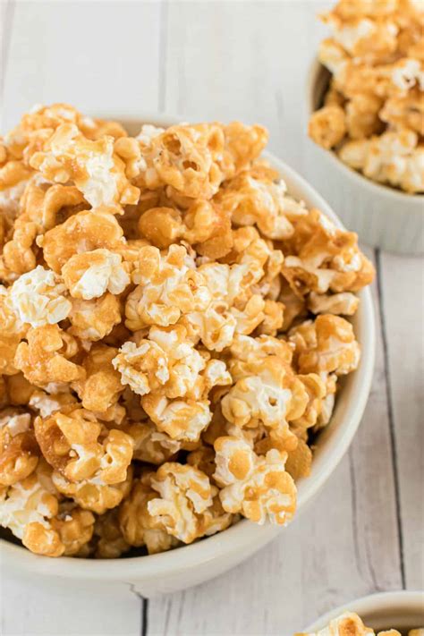 homemade caramel corn